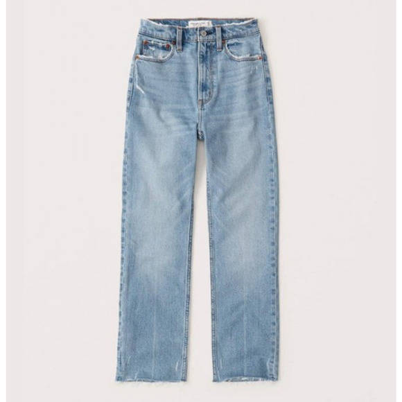 ABERCROMBIE & FITCH Curve Love High Rise Mom Jean Size 24 - Picture 3 of 7